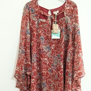 NWT Umgee flowy boho dress